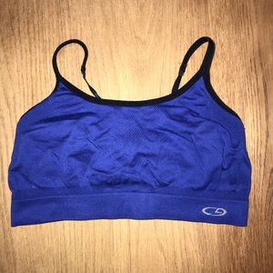 Royal blue champion sports bra